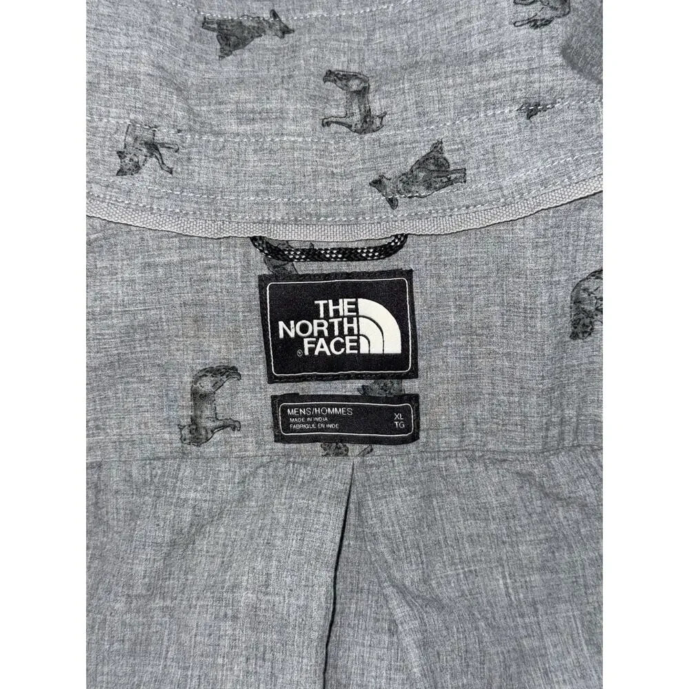 The North Face Wolves Print Short Sleeve Outdoor Summer Shirt Sz XL